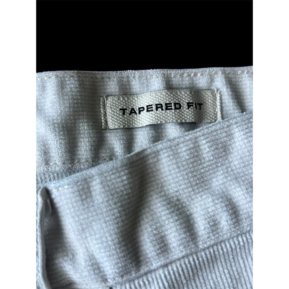 Flint and Tinder 365 Corduroy Pants 36x32 Tapered Fit Taupe Stretch 5 Pocket